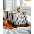 thumbnail image 2 of Decorative Throw Pillow Covers 18x18 Inch Set of 2 Forest Sunlight Fall Decor Pillow Cases for Couch, Yellow Leaves Tree Cushion Case for Living Room Bedroom Bed Car Chair, 2 of 9