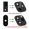 thumbnail image 4 of Protecteur d'Écran pour iPhone XR X Change vers iPhone 11 Pro Max Faux Autocollant d'Objectif de Caméra, 4 of 6