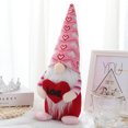 thumbnail image 4 of Muñeca Muñeco de peluche Tomte sueco hecho a mano con corazón Valentine Prop (Heart Male) Ndcxsfigh Nuevos Originales, 4 of 8