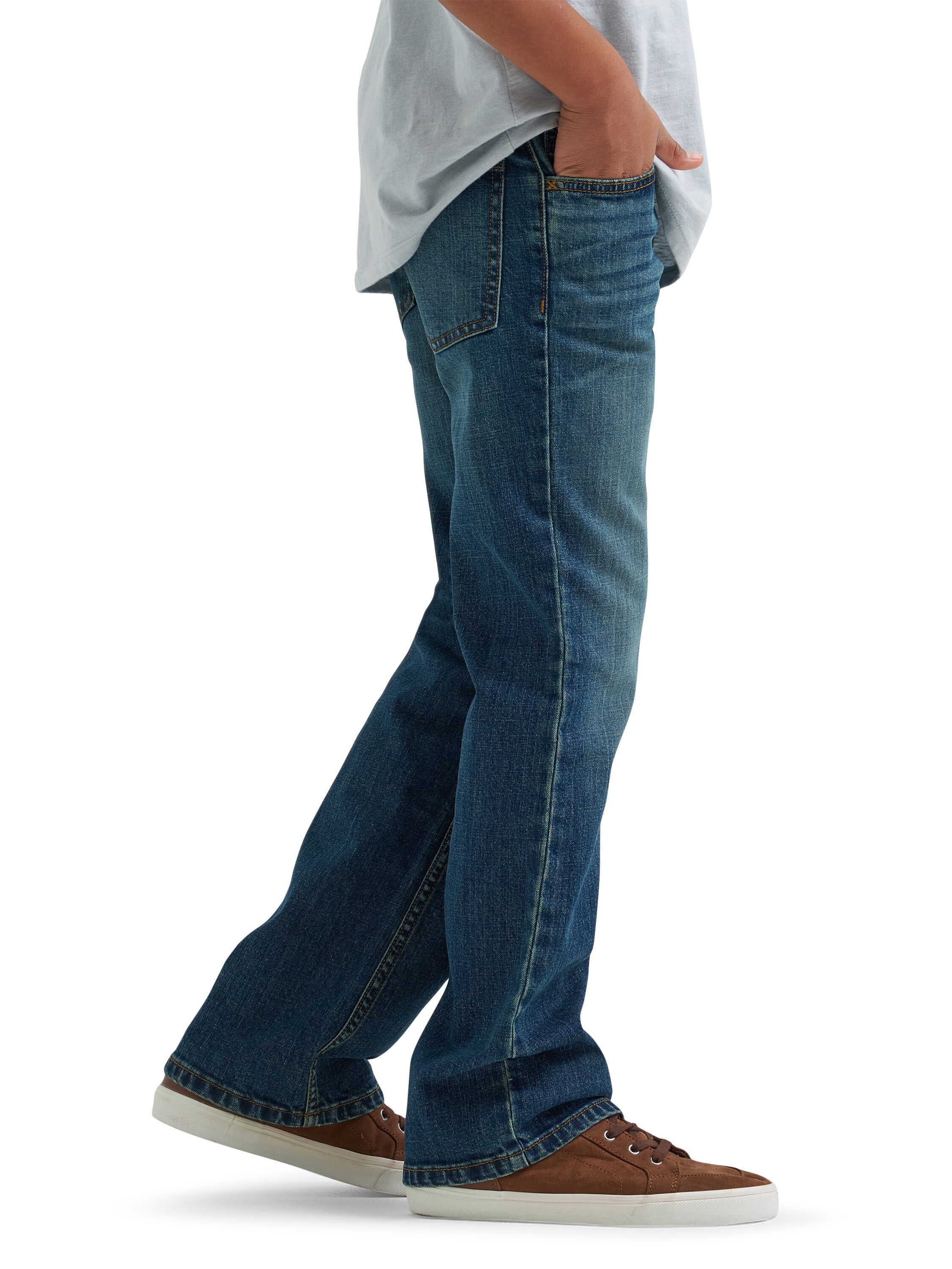 Wrangler Boys Bootcut Denim Jeans, Sizes 4-16 & Husky