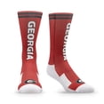thumbnail image 2 of Unisex Strideline Georgia Bulldogs Premium Knit Primary Wordmark Crew Socks, 2 of 2