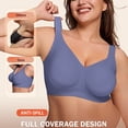 thumbnail image 3 of Breezora Women's Wireless Support Bra Full Coverage No Underwire Plus Size Comfortable Everyday Underwire Free, 3 of 10