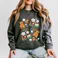 thumbnail image 3 of Teddy Bears and Choo Choo Trains - Lightweight Garment Dyed Sweatshirt, 3 of 5