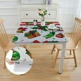 thumbnail image 2 of BANET  Holiday Christmas Premium Square Tablecloth. Rectangle Table Cover white, 2 of 7