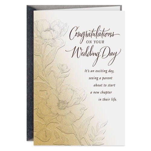 Exciting New Chapter Wedding Card For Your Parent Walmart