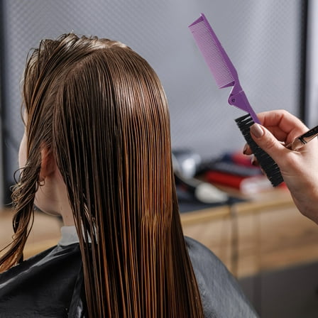 MEIBUTYUP 2-Pack Small Hair Brush in Deep , Portable Design, Easy to Clean, Detangling and Styling Tool