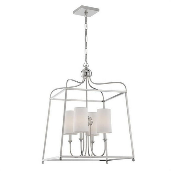 4 Light Chandelier-29.75 inches Tall and 21.5 inches Wide Bailey Street Home 49-Bel-1757463