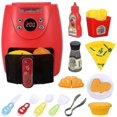 thumbnail image 2 of 1 Set Air Fryer With Color Changing Play Food Kitchen Playset Cooking Pretend Plaything For Birthday Gift Banmo, 2 of 2