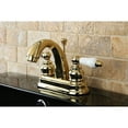 thumbnail image 5 of Kingston Brass KB5612PL Restoration 4-Inch Centerset Lavatory Faucet, Polished Brass, 5 of 5