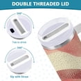 thumbnail image 3 of Yayeee 30oz Stainless Steel Tumbler with Straw and Handle Double-Wall Insulated Travel Water Bottle, Soft Pink Pattern, 3 of 8