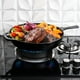 thumbnail image 3 of Sartén de hierro fundido Utopia Kitchen de 26 cm, para chef, pre-sazonada, apta para parrilla, para uso en interiores y exteriores, color negro, 3 of 5