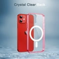 thumbnail image 5 of JETech Magnetic Case for iPhone 12 Mini 5.4-Inch Compatible with MagSafe Wireless Charging, Shockproof Phone Bumper Cover, Anti-Scratch Clear Back (Red), 5 of 7