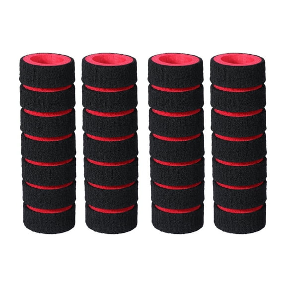 Pungan Non- Foam Bike Handlebar Grips for , Red, Comfortable 4.33" x 1.18" x 1.18" Grip Covers