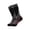 Black, variant on LIZENG Kids' Ski Socks for Boys & Girls Thermal Socks with Non Grips Colorful Ankle Support Socks Toddler Girl Show Socks