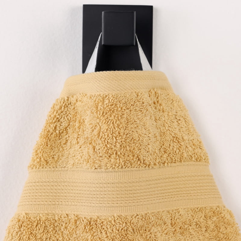Superior Oregon Organic Cotton Solid Face Towel/Washcloth, Set of 12, Gold