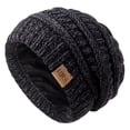 thumbnail image 6 of REDESS Slouchy Black&Grey Arcylic Beanie Hat for Women Winter Warm Knit Cap, 6 of 6