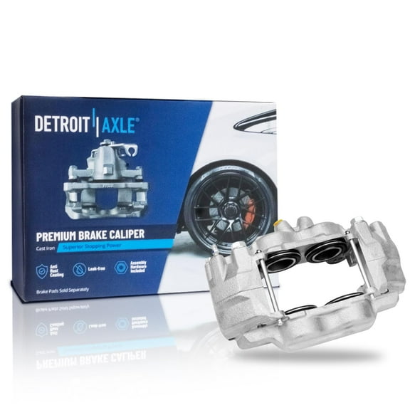 Detroit Axle - Front Left Brake Caliper for 2003-2009 Toyota 4Runner 2005-2022 Tacoma 2007-2014 FJ Cruiser Disc Brake Caliper Driver Side Brake Caliper Assembly Replacement