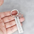 thumbnail image 5 of Stainless Steel Keyrings Father's Day Key Chain Gift Personalized Remember I Love You Dad Keychain Pendant Papa Love Gift, 5 of 5