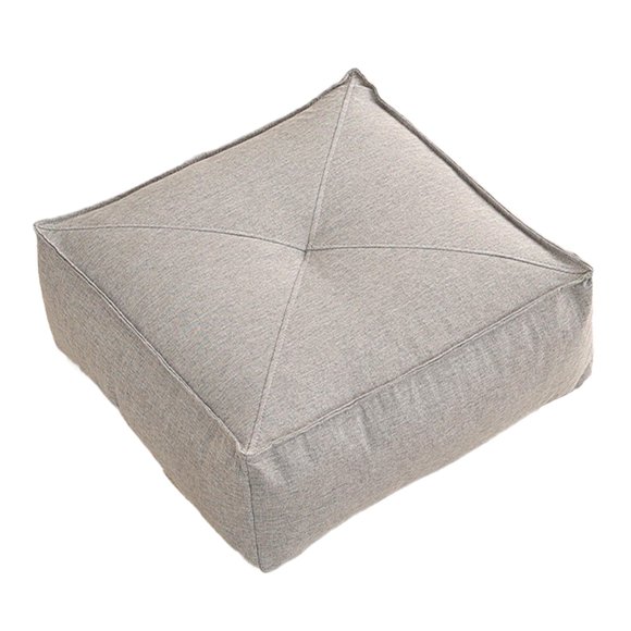 maskred Floor Pillow Large Floor Cushion for Dining Home Decor Bedroom Room Light Gray 40x40x15cm