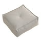 thumbnail image 4 of Cojín de suelo tipo puf, cojín de asiento grueso y grande para futón, cojín para asiento de silla Gris claro, 4 of 9