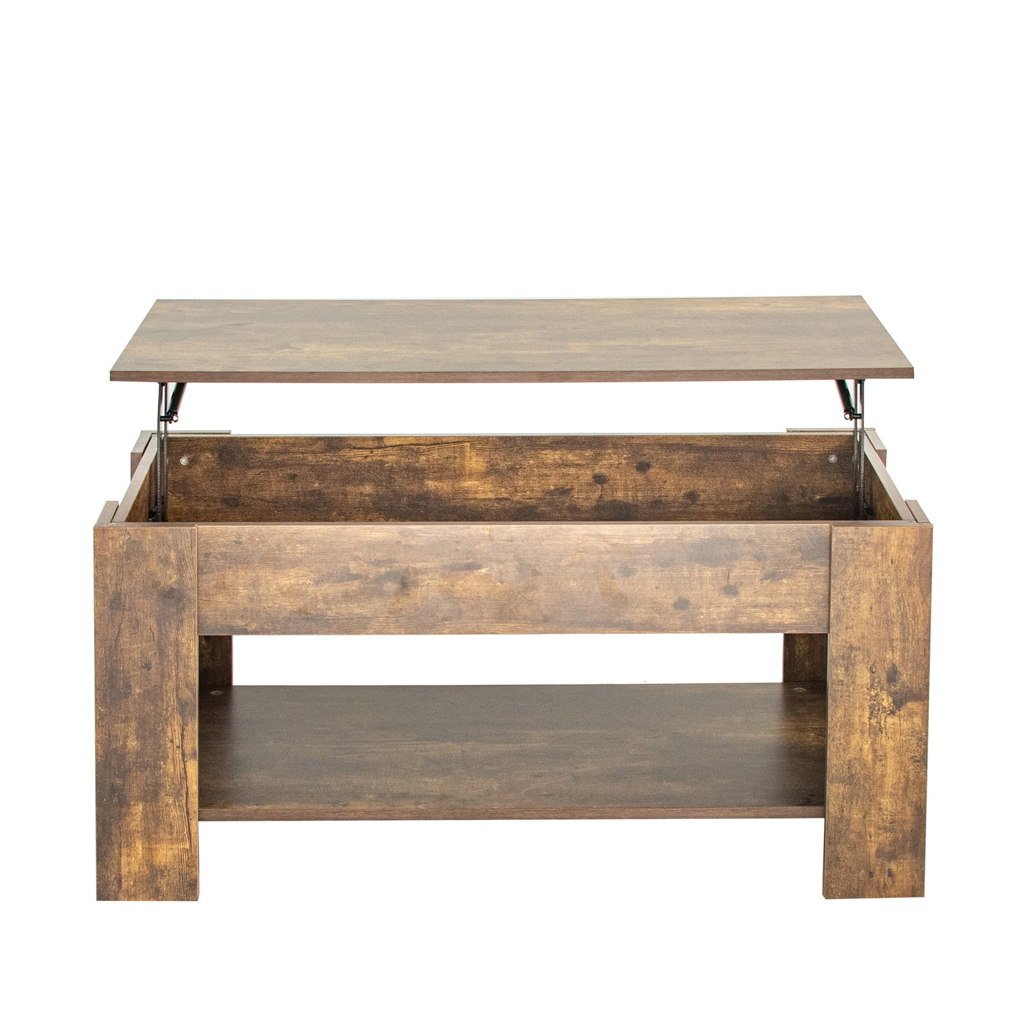 Resenkos Lift Top Coffee Table with Hidden Compartment and Storage Shelf Rising Tabletop,Brown Resenkos Lift Top Coffee Table with Hidden Compartment and Storage Shelf Rising Tabletop,Brown