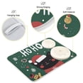 thumbnail image 3 of Yayeee Dish Drying Mat for Kitchen Counter 16"x18" Microfiber Absorbent Pad, Christmas Cat, 3 of 7