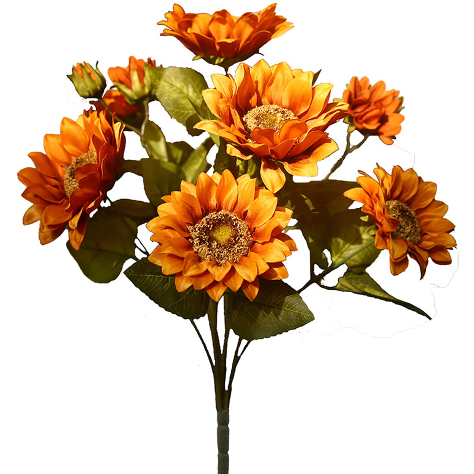 moobom Artificial sunflower bouquet large sunflower bouquet with stem