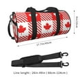thumbnail image 2 of Balery Maple Leaves1 Bolsa de Gimnasio para Mujeres y Hombres, Bolsa de Viaje Impermeable, Bolsa de Fin de Semana con Compartimento para Zapatos y Bolsillo Húmedo, 2 of 6