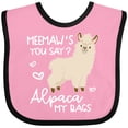 thumbnail image 3 of Inktastic Meemaw's You Say Alpaca My Bags Boys or Girls Baby Bib, 3 of 4