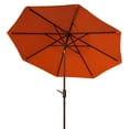 thumbnail image 4 of SAFAVIEH Ortega 9' Market Crank Auto Tilt Patio Umbrella, Orange, 4 of 4