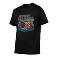 thumbnail image 3 of JeeweySaucy pure cotton men's business casual T-shirt: eye-catching  & badge design, round neck, short sleeves, versatile for business & daily wear, summer-friendly, 3 of 10