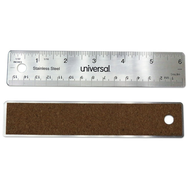 Universal Ruler with inch scale 1 x 6 inch