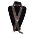 thumbnail image 1 of CSChome Men Tie Men Tie - Long Adjustable Hollow Out Lightweight Dance Stage Show Performance, 1 of 7