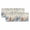 beige, variant on Blue Coastal Valances for Windows, Summer Beach Starfish Weeping Eucalyptus Light Filtering Kitchen Curtains, Rod Pocket Window Valance Curtains for Living Room Bedroom, 42" W x 12" L, 2 Panels