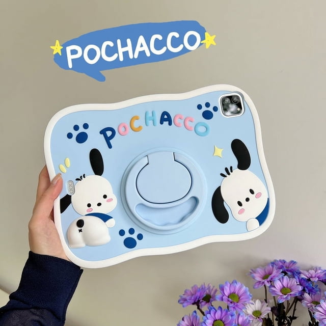 2024 nueva funda protectora de silicona de dibujos animados para ipad tableta mini45 de 10,2 pulgadas anticaída 2024 air3 adecuada