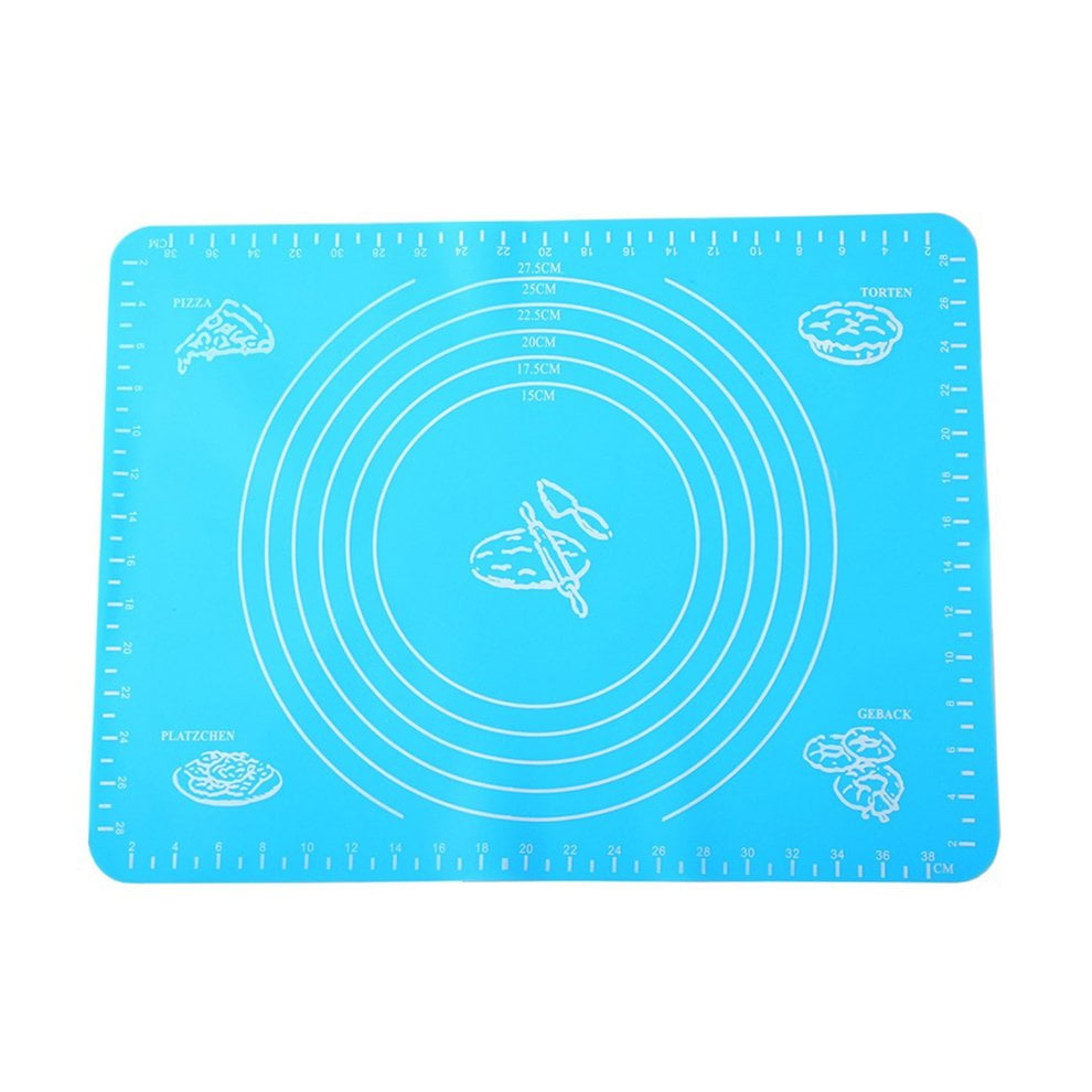 Kitchen Baking Cooking Tool Silicone Rolling Cut Mat Fondant Pastry