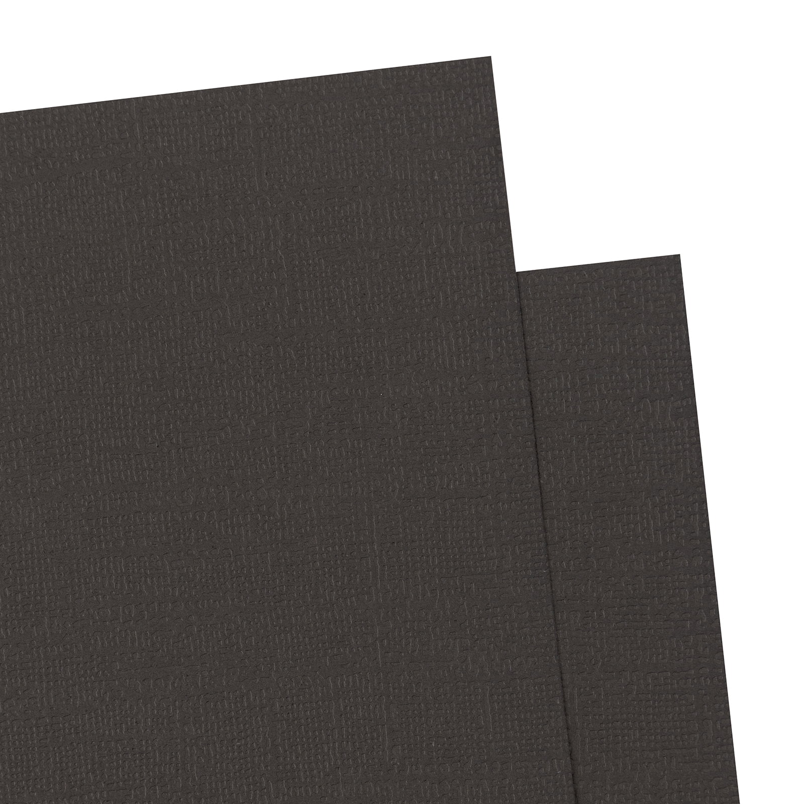 Colorbok Midnight Black Textured Cardstock, 12x12, 121 lb./180 gsm, 30  Sheets 