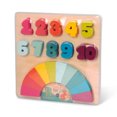 thumbnail image 3 of B.Toys Counting Rainbows Wooden Puzzle Children's Toy, 3 of 7