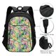 thumbnail image 3 of Balery Watercolor Blooming Cactus Mochila con carga USB para hombre y mujer - Mochila impermeable y antirrobo para portátil con puerto USB para viajes, trabajo, estudios y universidad, 3 of 7