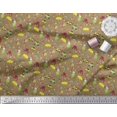 thumbnail image 2 of Soimoi Poly Georgette Fabric Heart,Vehicles & Animals Cartoon Fabric Prints by Yard 42 Inch Wide, 2 of 3
