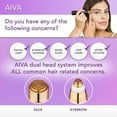 thumbnail image 4 of Spa Sciences AIVA Epilator – Facial Hair Remover & Eyebrow Trimmer, Rechargeable, Black, 4 of 11