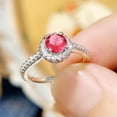 thumbnail image 2 of Pretty Women Anniversary 925 Silver Ring Cubic Zircon Wedding Jewelry Sz 6-10, 2 of 7