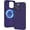 Deep Purple, variant on Compatible with Magsafe for iPhone 14 Pro Max Silicone Case 2022, Magnetic Liquid Silicone Protective Shockproof Bumper Rubber Gel Shell Cover for iPhone 14 Pro Max 6.7" 2022 - Black