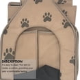 thumbnail image 2 of BRIGHTFUFU Casa de carpa de mascotas plegable Centro de carpa de mascota divertida Suministros de mascotas portátil, 2 of 7