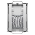 thumbnail image 3 of OXO Good Grips Stainless Steel Foldaway Kitchen Drying Dish Rack w/ Drain, 3 of 8