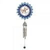 ***DISCONTINUED***Iron Stop 3D Blue Butterfly Wind Chimes with Spinner