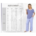thumbnail image 7 of MINTREUS Womens Pajamas Sets 2 Piece Short Sleeve Lounge Set Printed Loose Pants Pj Sets, S-2XL, 7 of 7