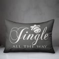 thumbnail image 2 of Creative Products Jingle All The Way 14x20 Spun Poly Pillow, 2 of 2