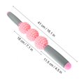 thumbnail image 1 of Bnineteenteam Muscle Roller Stick, Muscle Roller Massage Stick Yoga Stick Celulitis Spiky Ball para Espalda Brazos Hombro Pierna para Alivio Músculos Dolor(Rosado) Palo de yoga Spptty deporte de ocio, 1 of 4