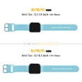 thumbnail image 7 of KOMI Sport Band for Apple Watch Bands 49mm 45mm 44mm 42mm 41mm 40mm 38mm, Soft Silicone Wristband Replacement Strap with Classic Clasp for iWatch Series 9 Ultra SE 8 7 6 5 4 3 2 1 for Women Men, 7 of 7